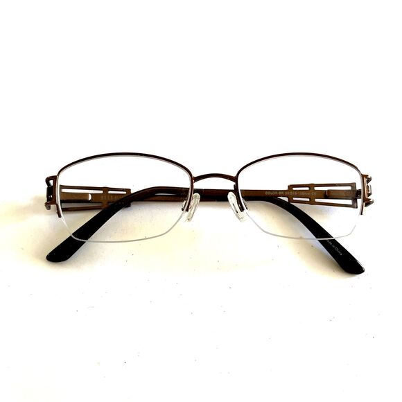 Elle Eyeglasses EL18779 Designer Frames Only Brown 50-18-135 - Picture 2 of 6